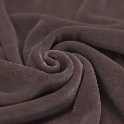 mauve (donker) katoenen velvet (op=op)