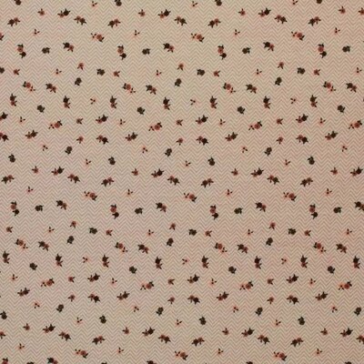 cacao bruin perzik Visgraat bloem zigzagjes - digitale tricot (op=op)