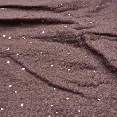 mauve hydrofiel met gouden studs