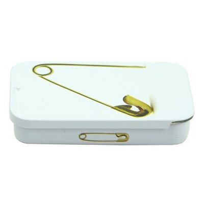 sluitspelden - veiligheidsspelden in blik (100stuks)