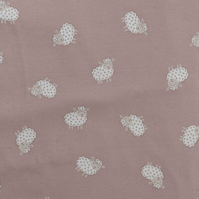 roze (oud) wit schaapjes schapen tricot (op=op)