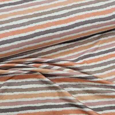 wit beige perzik taupe roze strepen ongelijke streep digitale tricot (op=op)