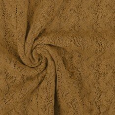 camel kabel katoen gebreide stof