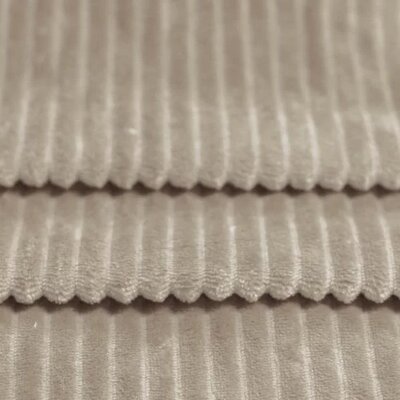 beige (taupe) minky strepen fleece (op=op) V