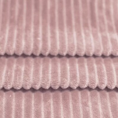 roze (oud licht) minky strepen fleece (op=op)