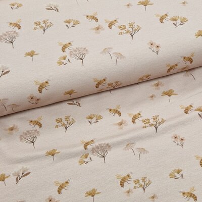 roze beige camel bijtjes en pluisjes digitale tricot