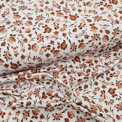 white claypink peach flowers digital jersey