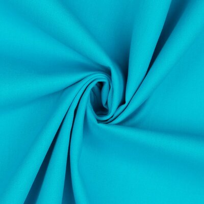 aqua blue plain cotton