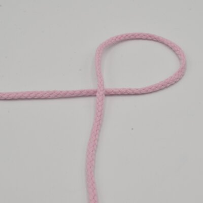 nog 4m - roze (licht) gevlochten koord 6mm (op=op)