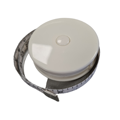 wit rolmaat / centimeter / meetlint 150cm oprolbaar