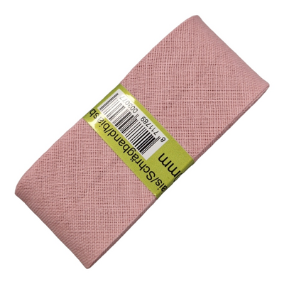 roze (oud licht) katoenen biasband 3cm - (749)