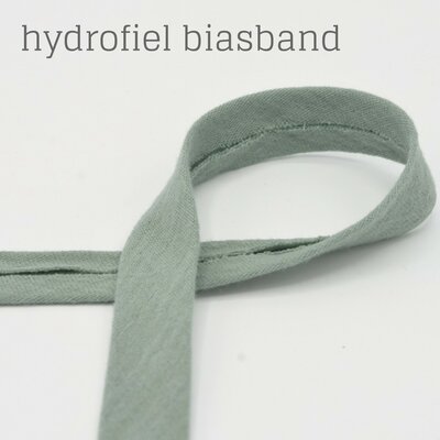 groen (vintage) hydrofiele biasband 2cm