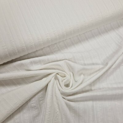 wit (off white) twill strepen uni katoen