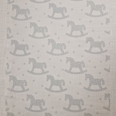 wit licht grijs hobbelpaard udi digitaal katoen (op=op)