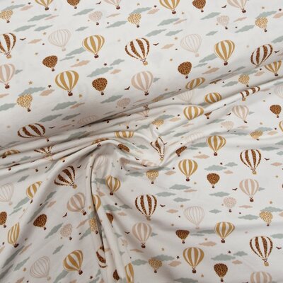 white camel natural beige sea green air balloon cotton