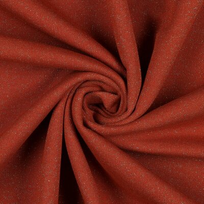 terracotta gouden glitters uni baby jogging - french terry (op=op)