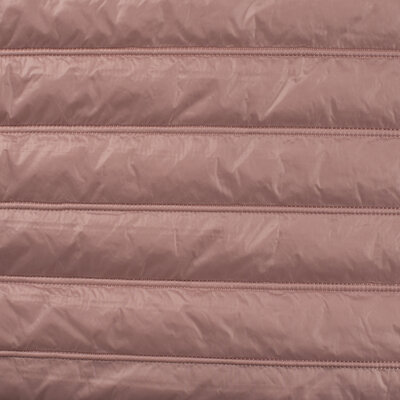 roze (oud licht) strepen gewatteerde jassenstof (op=op)