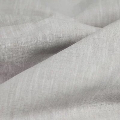 beige (natural) (melee) uni gewassen linnen 