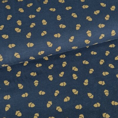 blauw (donker) cacao bruin bos eikels - tricot (op=op)