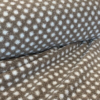 nog 1.1m - beige wit stippen teddy borg (op=op)