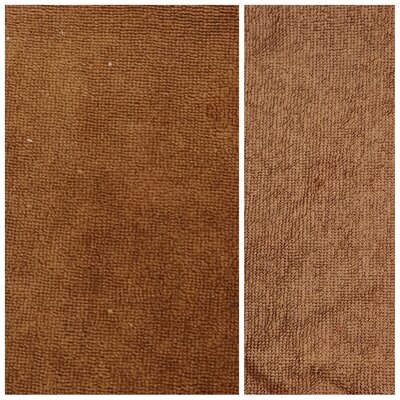 cognac (caramel) bamboe katoen fleece
