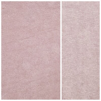 roze (oud licht) bamboe katoen fleece