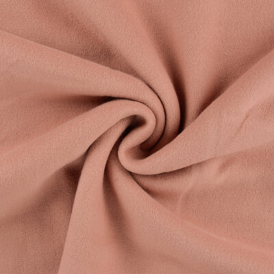 roze-terracotta biologisch katoen fleece