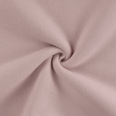 oud roze (licht) poeder biologisch katoen fleece