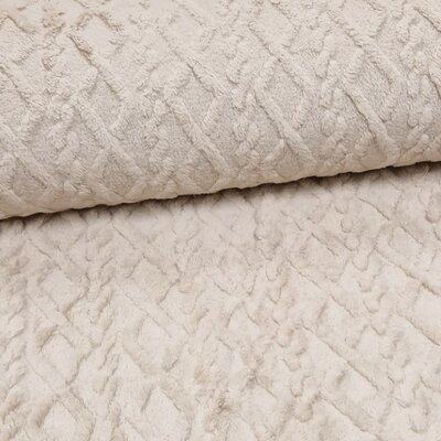 nog 1,2m - beige (kiezel-natural) Kabel Wellness teddy - teddy fleece (op=op)
