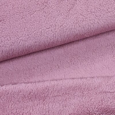 roze (oud) teddy katoen / fur / borg