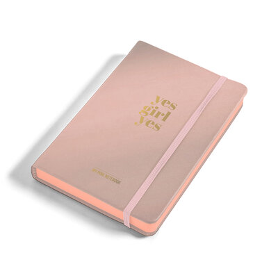 roze Notebook Yes girl yes (op=op)