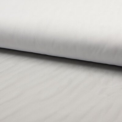 white fine tulle fabric