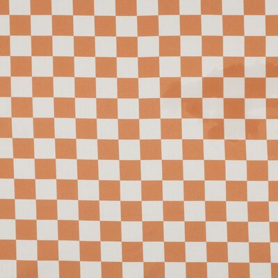 wit oranje ruiten - poplin katoen (op=op)