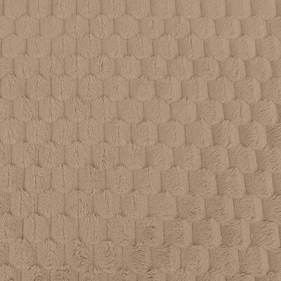 nog 1,1m - beige Honingraat Wellness teddy - teddy fleece (op=op)