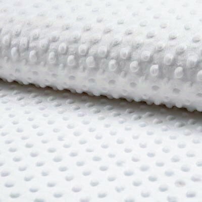 wit minky noppenfleece