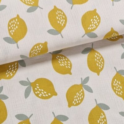 beige (kiezel) oud geel dusty groen Grote Citroenen hydrofiel