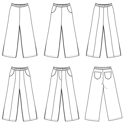 Bay broek - kids naaipatroon - Bel'etoile