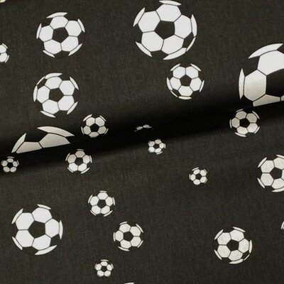 zwart wit voetballen Udi katoen