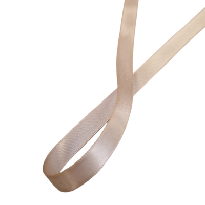 beige double face satin lace 9mm