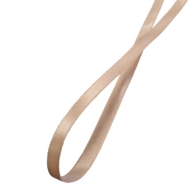 beige satijnband (dubbelzijdig) lint 6mm (op=op)