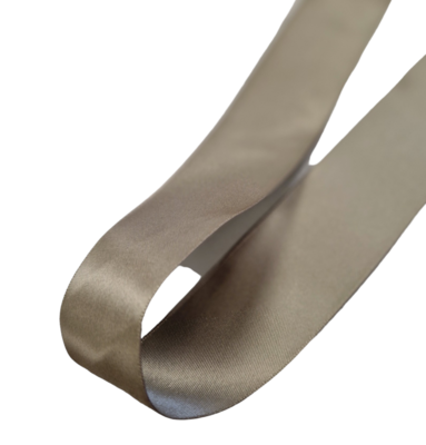 groen (olijf army) satijnband (dubbelzijdig) lint 38mm (op=op)