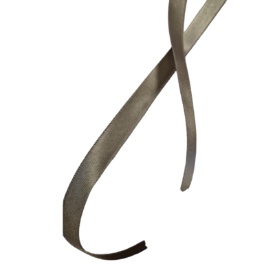 groen (olijf army) satijnband (dubbelzijdig) lint 9mm (op=op)