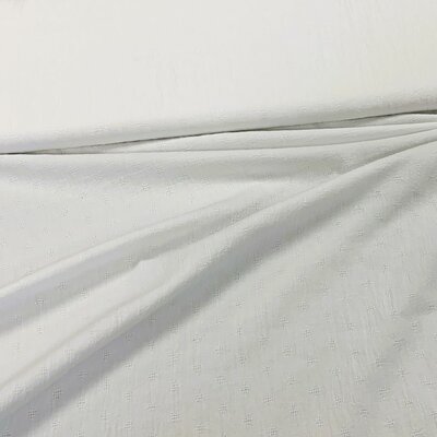 wit katoenen voile Square broderie katoen