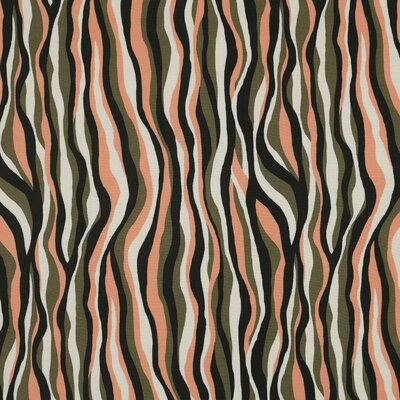 wit army koraal zwart strepen Radiance Viscose (op=op) V