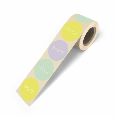 Ronde Stickers Enjoy set 5