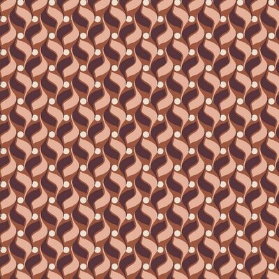 wit roze-terracotta rood nude bruin Abstract Viscose Rosella Stretch (op=op)