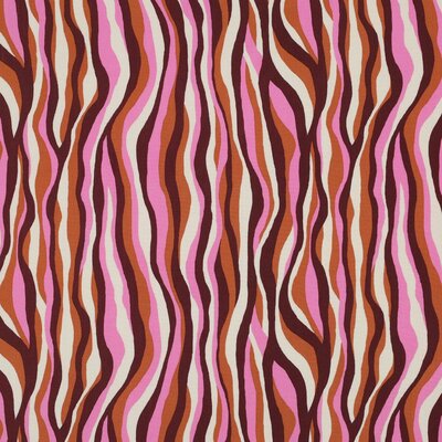 wit fuchsia roze perzik rood (wijn) strepen Radiance Viscose