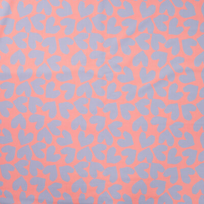 roze lila Hartjes lycra sport- en zwemkleding stof (op=op)