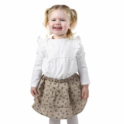 rokje met ruches 50 t/m 176 patroon - adiy (173)