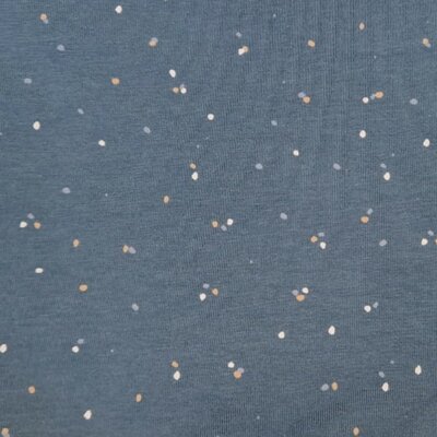 blauw (jeans) beige Stipjes tricot